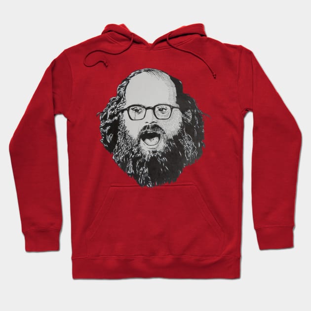 Allen Ginsberg No.2 Hoodie by AndersHoberg